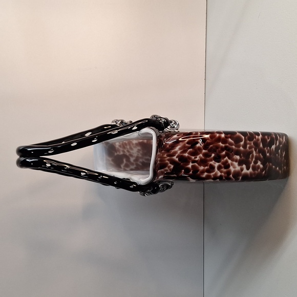 #AES Handblown Glass purse vase - Picture 3 of 8